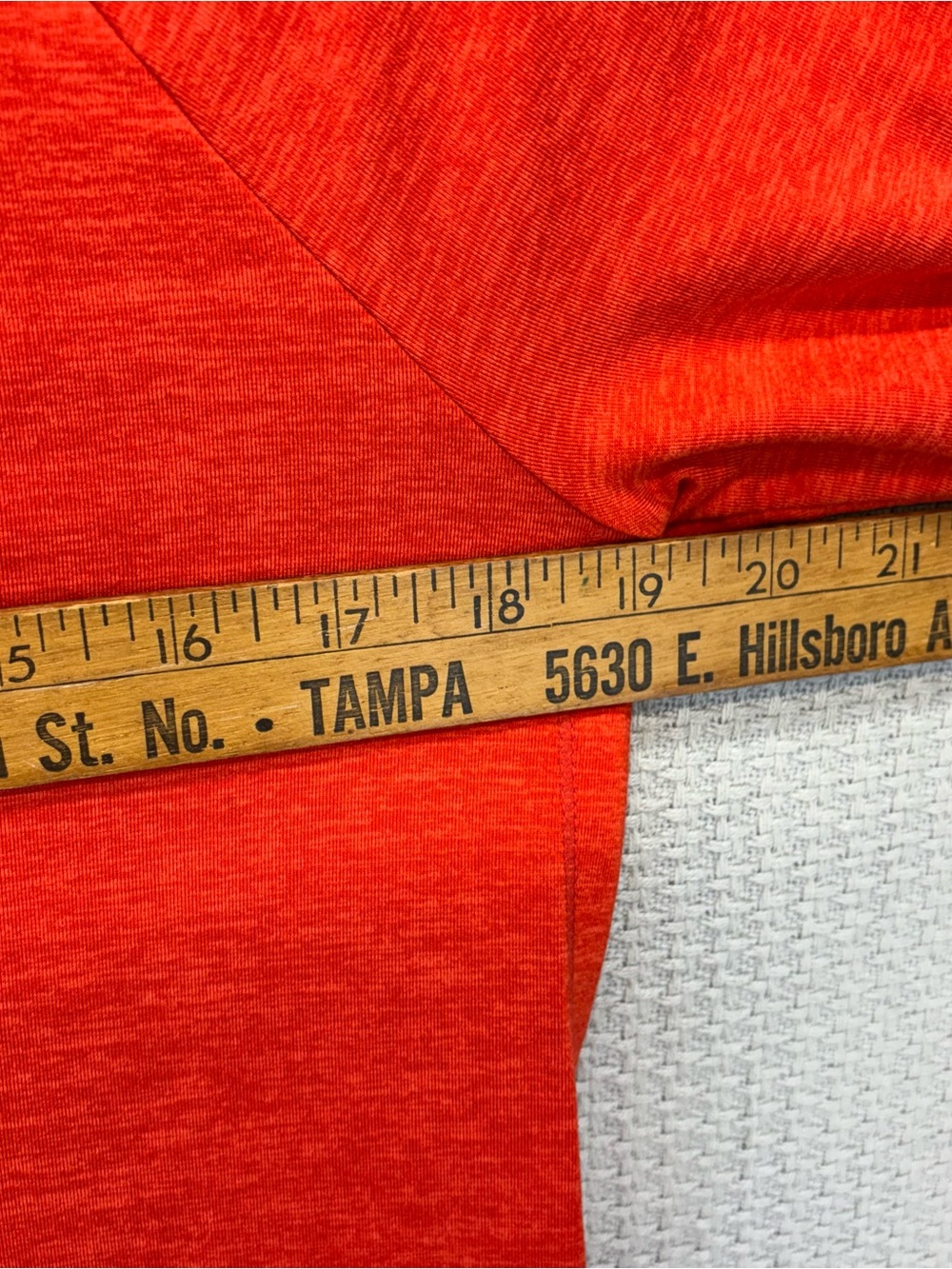 Athleta Women Size Small Hoodie Orange Pullover Sweatshirt Uptempo Top Stretch - Picture 9 of 10